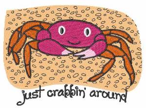 Picture of Just Crabbin Around Machine Embroidery Design