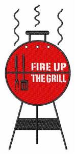 Picture of Fire Up The Grill Machine Embroidery Design