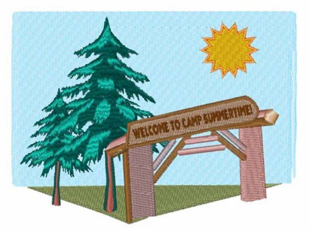 Picture of Camp Summertime Machine Embroidery Design