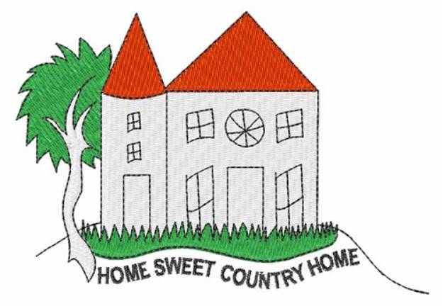 Picture of Sweet Country Home Machine Embroidery Design