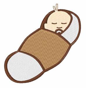 Picture of Baby Peanut Sleeping Machine Embroidery Design