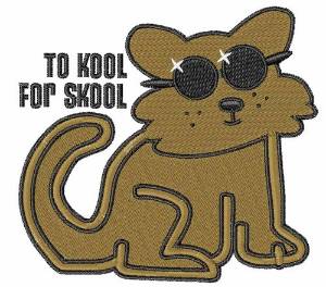 Picture of To Kool For Skool Machine Embroidery Design