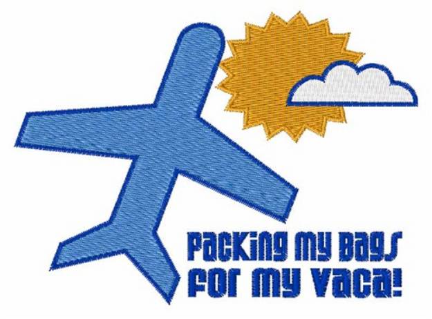 Picture of Packing For Vaca Machine Embroidery Design