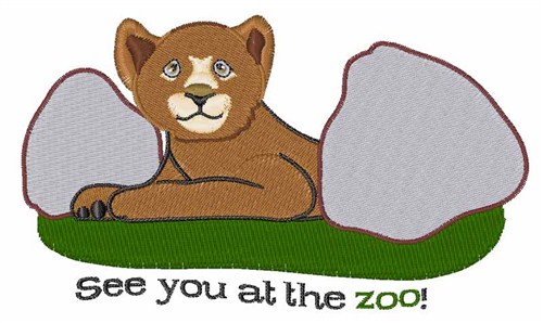 At The Zoo Machine Embroidery Design