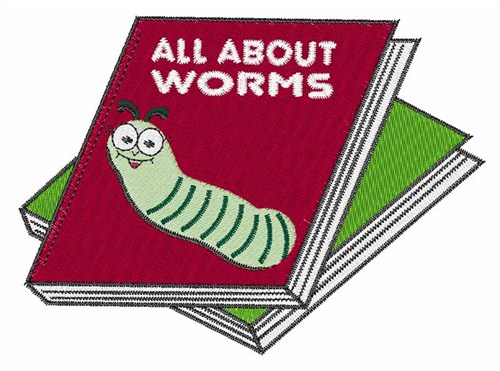 All About Worms Machine Embroidery Design