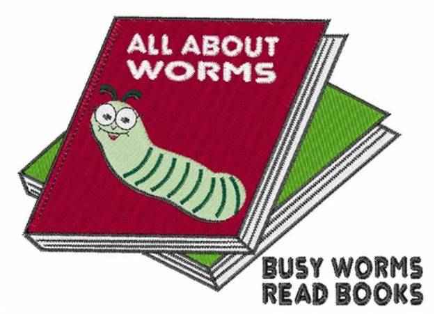 Picture of Busy Worms Read Machine Embroidery Design