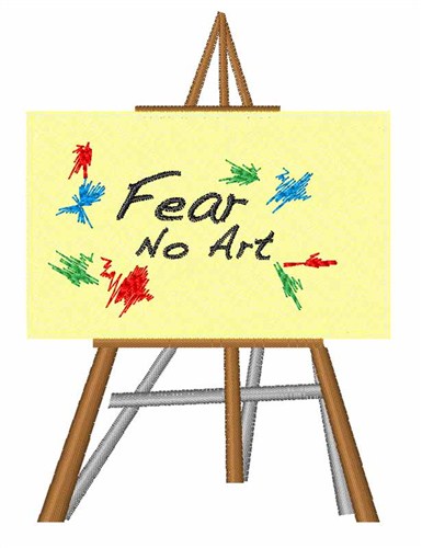 Fear No Art Machine Embroidery Design