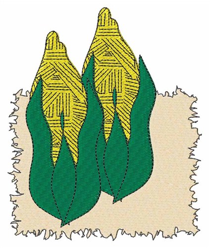 Corn On The Cob Machine Embroidery Design