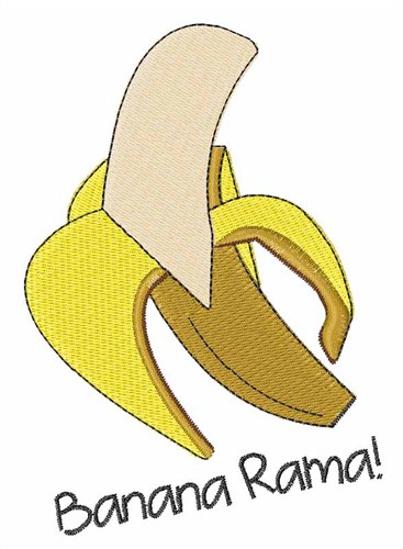 Banana Rama Machine Embroidery Design