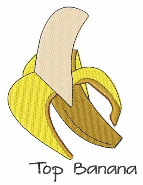 Picture of Top Banana Machine Embroidery Design