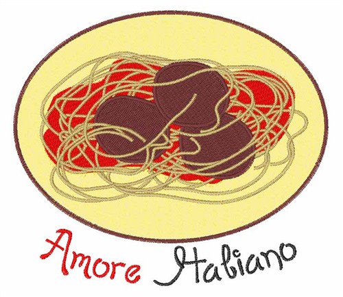 Amore Italiano Machine Embroidery Design