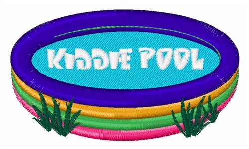 Kiddie Pool Machine Embroidery Design