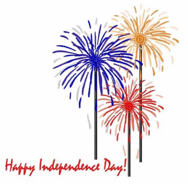 Picture of Happy Independence Day Machine Embroidery Design