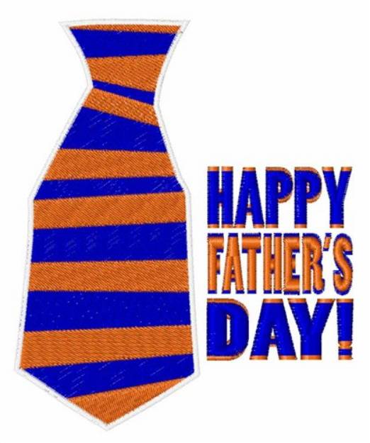Picture of Happy Fathers Day Machine Embroidery Design
