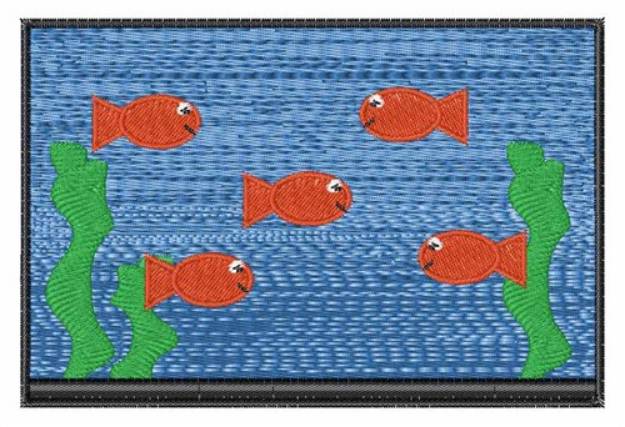 Picture of Fish Tank Machine Embroidery Design