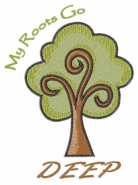 Picture of Roots Go Deep Machine Embroidery Design