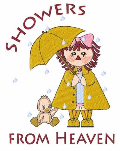 Picture of Showers From Heaven Machine Embroidery Design