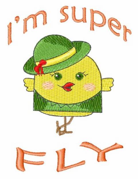 Picture of Im Super Fly Machine Embroidery Design