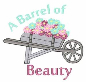 Picture of Barrel of Beauty Machine Embroidery Design