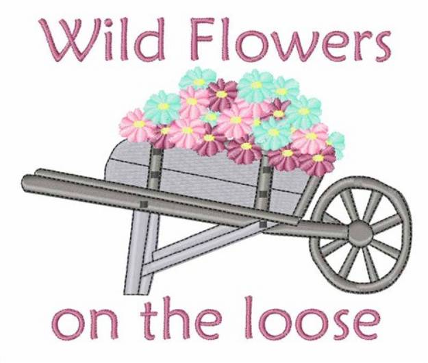 Picture of Wild Flowers Machine Embroidery Design