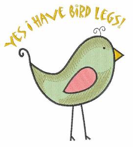 Picture of Bird Legs Machine Embroidery Design