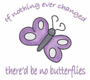 Picture of Butterfly Change Machine Embroidery Design