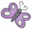 Picture of Purple Butterfly Machine Embroidery Design
