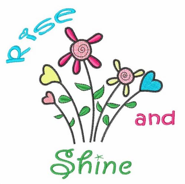 Picture of Rise and Shine Machine Embroidery Design
