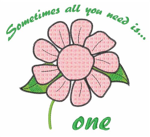 All You Need Is One Machine Embroidery Design