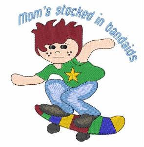 Picture of Stocked in Bandaids Machine Embroidery Design