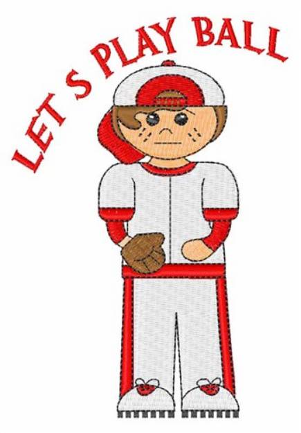 Picture of Lets Play Ball Machine Embroidery Design