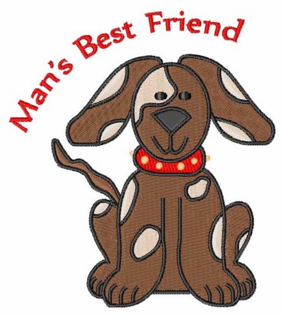 Picture of Mans Best Friend Machine Embroidery Design