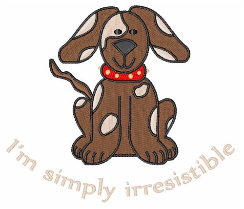 Irresistible Pup Machine Embroidery Design