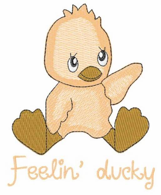 Picture of Feelin Ducky Machine Embroidery Design