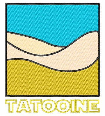 Tatooine Machine Embroidery Design