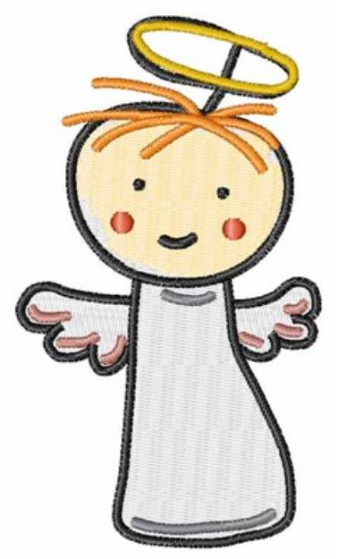 Picture of Angel Child Machine Embroidery Design