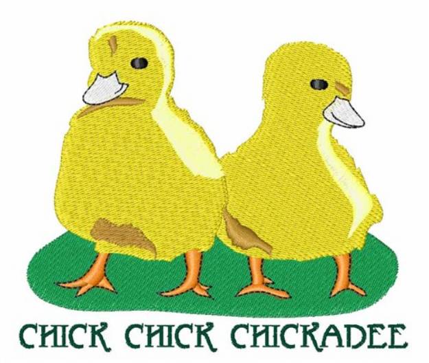 Picture of Chick Chick Chickadee Machine Embroidery Design