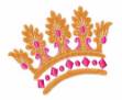 Picture of Crown With Jewels Machine Embroidery Design