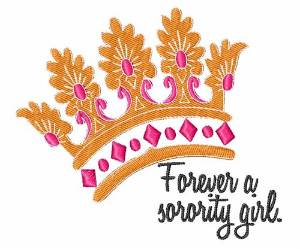 Picture of Sorority Girl Machine Embroidery Design