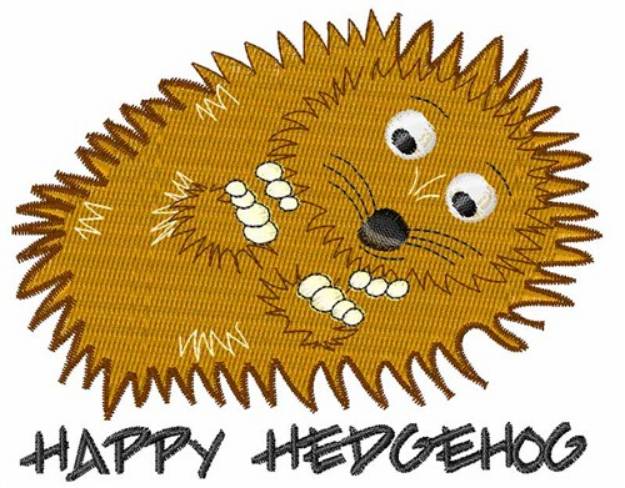Picture of Happy Hedgehog Machine Embroidery Design
