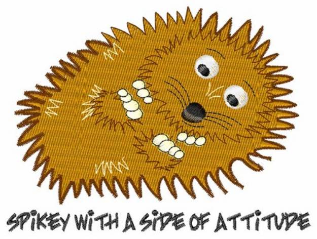 Picture of Spikey With Attitude Machine Embroidery Design