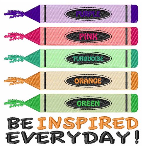 Be Inspired Everyday Machine Embroidery Design