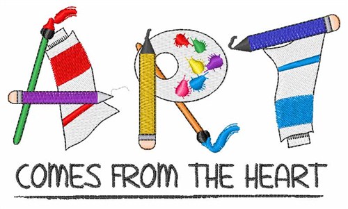 Art From The Heart Machine Embroidery Design
