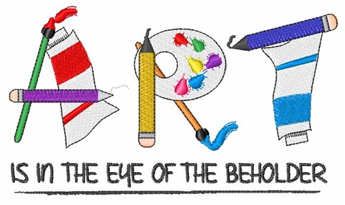 Eye of the Beholder Machine Embroidery Design