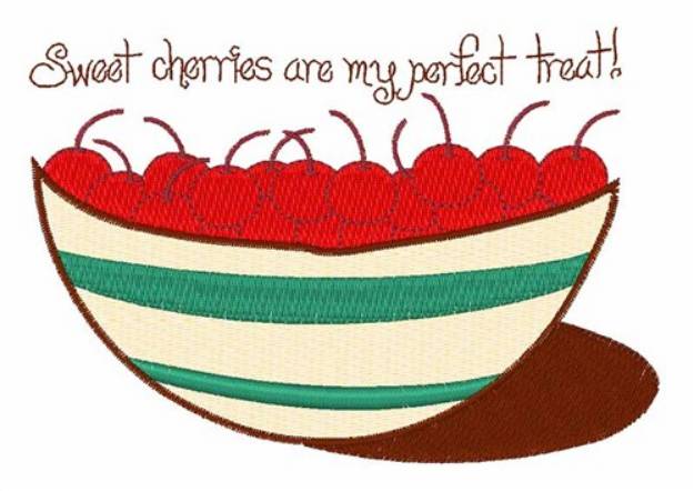 Picture of Sweet Cherries Machine Embroidery Design