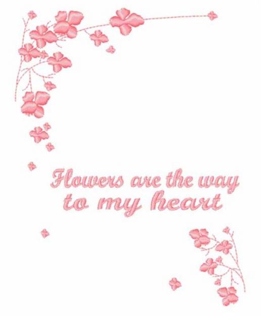 Picture of Way to My Heart Machine Embroidery Design