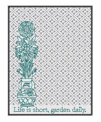 Garden Daily Machine Embroidery Design