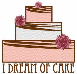 Picture of I Dream of Cake Machine Embroidery Design