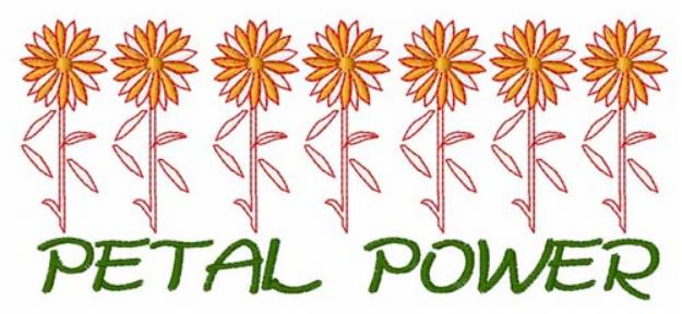 Picture of Petal Power Machine Embroidery Design