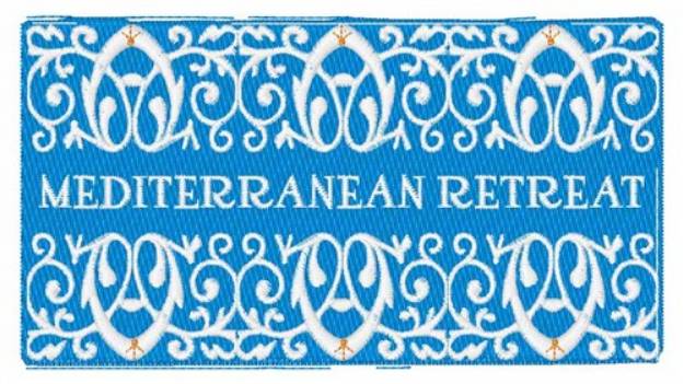 Picture of Mediterranean Retreat Machine Embroidery Design
